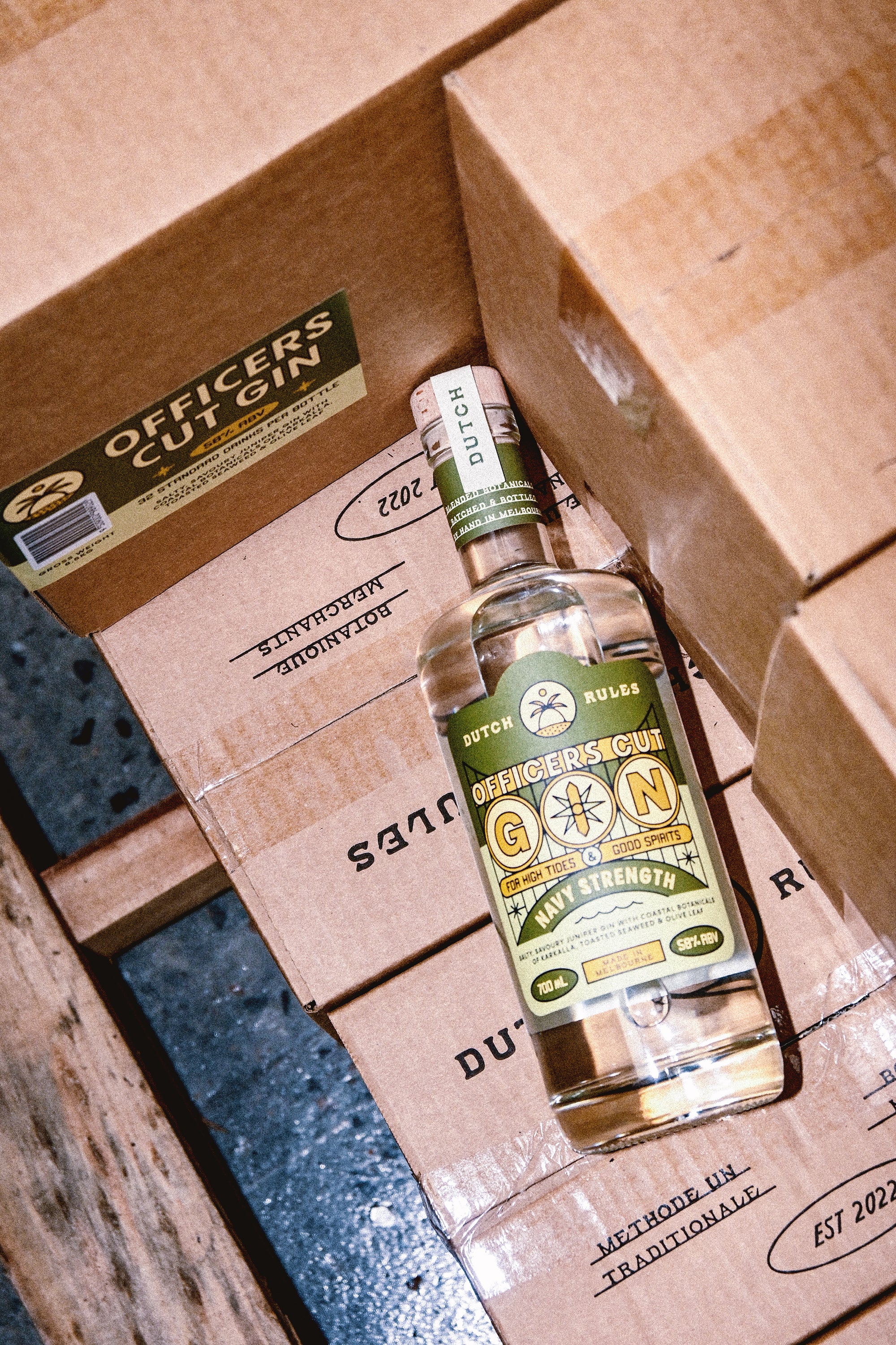 Officers Cut Gin